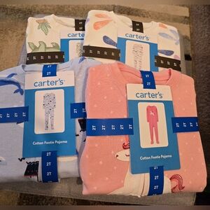 Carter's Footie Pajamas  2 Sizes, 4 Designs To Choose From Price Is For 1.